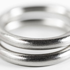 Argola Aço Prata 19mm 10 peças Couselo