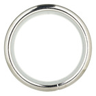 Argola Aço Prata 28mm 10 Peças Vettra