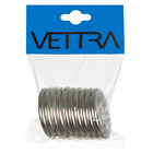 Argola Aço Prata 28mm 10 Peças Vettra