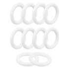 Argola Branco 19mm 10 peças