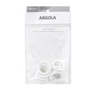 Argola Branco 19mm 10 peças