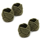 Argola De Guardanapo 4 Peças Traccia Olive Copa   Cia