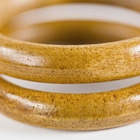 Argola Madeira Cerejeira 32mm 10 peças Santone