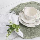 Argola Para Guardanapo Copa Cia Juliet Petit Folha Eucalipto