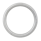 Argola Siena Aço Escovado 28mm 10 peças