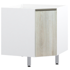 Armário 20cm Branco 1 Porta Branco 75x20x36,5cm Spring Luciane