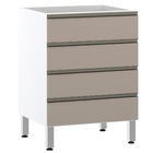 Armário 15cm Branco 1 Porta Legno Crema 75x15x36,5cm Spring Luciane