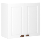 Armário 80cm 2 Portas Branco 75x80x36,5cm Cristal-Suprema Luciane