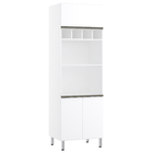 Armário 70cm Branco 2 Portas Connect 75x70x36,5cm Spring Luciane