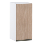 Armário 35cm Branco 1 Porta Cumaru 75x35x36,5cm Pérola-Suprema Luciane