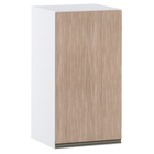 Armário 40cm Branco 1 Porta Cumaru 75x40x36,5cm Pérola-Suprema Luciane