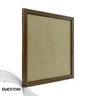 Armação 20x20cm - Sem Vidro Sem Fundo Marrom