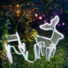 Armação De Rena Com Trenó Natalina Led À Prova D'água 220v