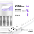 Armadilha Mosquito Eletronico Repelente Moscas Pernilongos Us