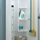 Armarinho Alto Multiuso Branco Com Rodinhas Porta Objetos Mai