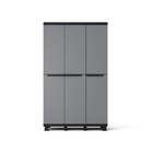 Armário 102x38x50 Preto e Cinza Spaceo