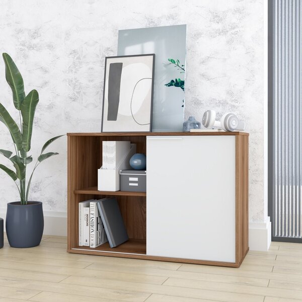 Armário 1 Porta 2 Nichos Office Brv Móveis