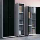 Armário 1 Portas Com Moldura 4 Prateleiras Ap190sl Aço