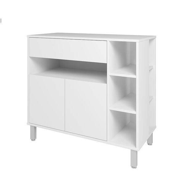 Armário 2 Portas 1 Gaveta Bmu 96 - Brv Móveis