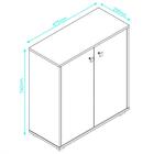 Armário 2 Portas 1 Prateleira Bs 52 - Brv Móveis