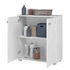 Armário 2 Portas 1 Prateleira Em Mdp 15mm Branco