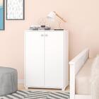 Armario 2 Portas 2 Prateleiras Branco Mdp 15mm