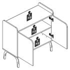 Armario 2 Portas 78x80 Cm 27997 Artesano