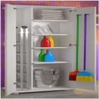 Armário 2 Portas Área De Serviço Porta Vassouras Lavanderia C