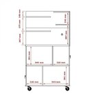 Armário 2 Portas Cantinho Do Café Aconchego  Preto Acetinado