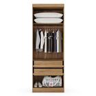 Armário 2 Portas Clark Amendola/branco