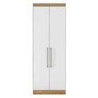 Armário 2 Portas Clark Amendola/branco