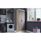 Armário 2 Portas Lavanderia Multiuso Multimóveis Cr8001 Crema