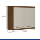 Armário 2 Portas Tarantela Chocolate/off White