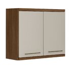 Armário 2 Portas Tarantela Chocolate/off White