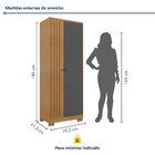 Armário 2 Portas Virtus Com Chave