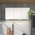 Armario Aereo 2P Cisne Desmontado Branco 120