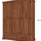 Armário 3 Portas 2 Gavetas Acapulco Cera Acapulco