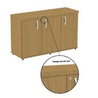 Armário 3 Portas Pivotante Credenza Samba