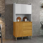 Armário 4 Portas 2 Gavetas - Lucca-cinamomo - Chf Móveis