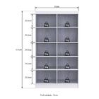 Armário 4 Portas Lavanderia Multiuso Multimóveis Cr8000 Branco