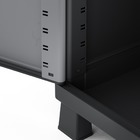 Armário 68x91x39 Preto e Cinza Spaceo
