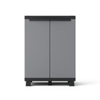 Armário 68x91x39 Preto e Cinza Spaceo