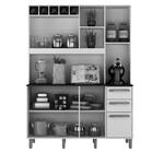 Armário 6 Portas 3 Gavetas Granada - Ipê/off White