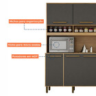 Armário 7 Portas 2 Gavetas Fortaleza Valdemóveis