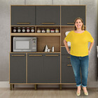 Armário 7 Portas 2 Gavetas Fortaleza Valdemóveis