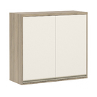 Armário 80cm 2 Portas 80x73x31,5cm Pérola Off Mel Selfie Luciane