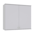 Armário 2 Portas 80x72x30cm Madeira Branco Bari Luciane