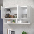 Armário 90cm Aéreo Modulado C/ 3 Portas Suspenso P/ Despensa