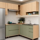 Armrio 2 Portas 95x80x53cm Madeira Domus Carvalho UV Luciane