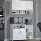 Armário + Balcão Suporte  Para Sala Estilo Moderno